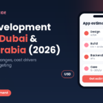 App development cost in Dubai and Saudi Arabia 2026 guide with a mobile app estimate in AED, SAR and USD, Step To Media