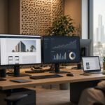 software development agency Lebanon team workspace with web and app projects