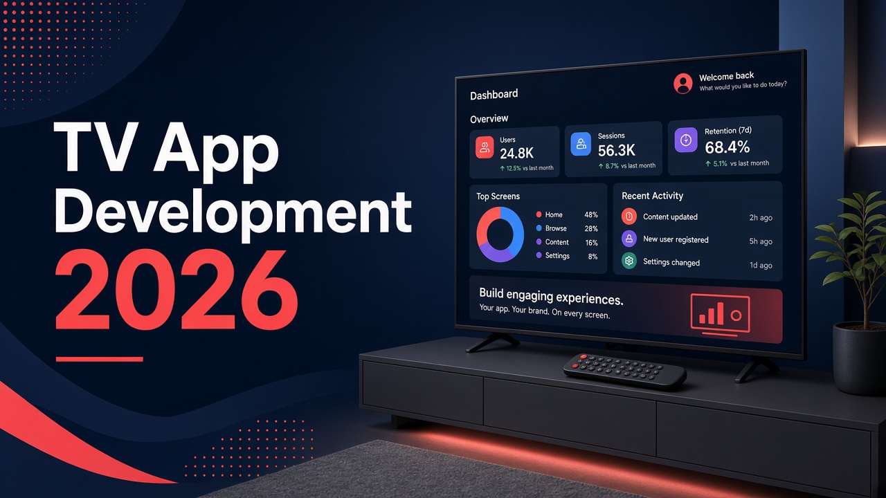 TV App Development in 2026: Android TV, Apple TV, and Web-to-TV